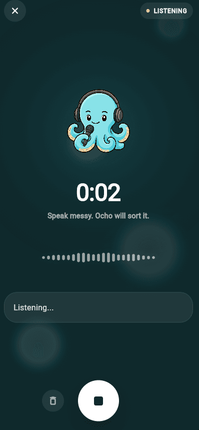 Tap & speak